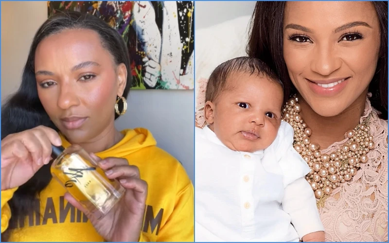 Tara Wallace with her son