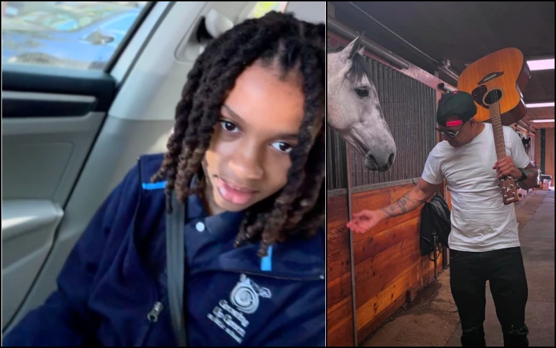 Kaz Pankey with father